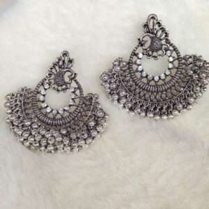 Silver Oxidised Earrings