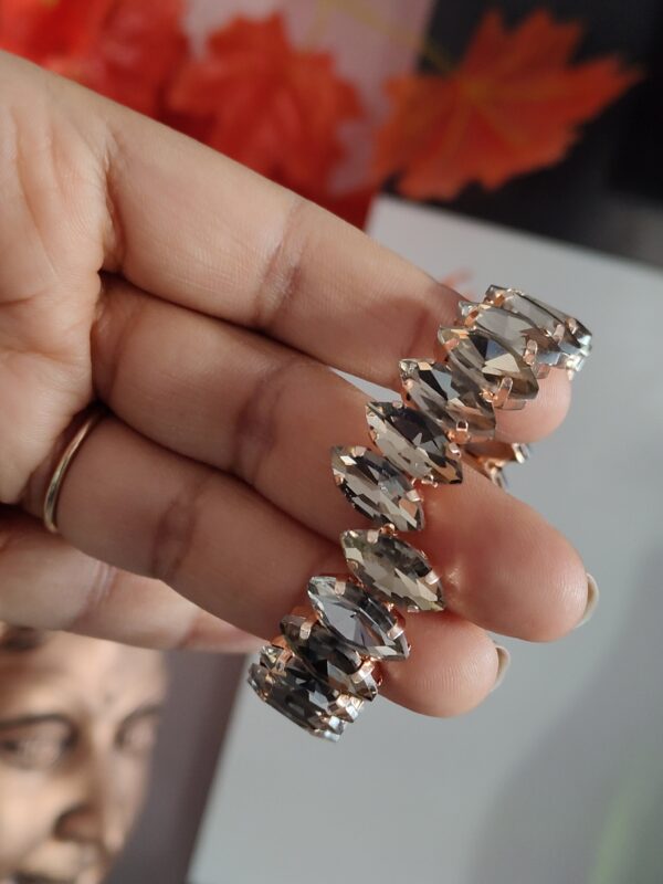 Golden Brown Stones with Adjustable Bracelet - Image 2