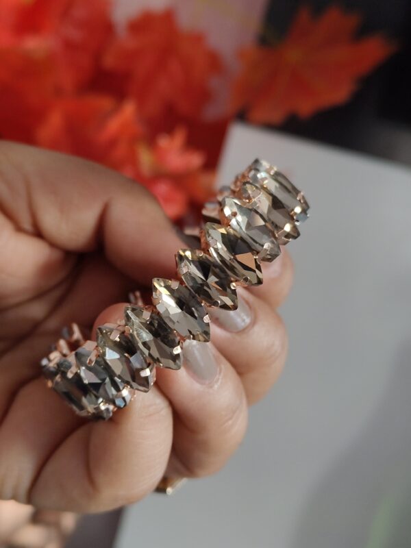 Golden Brown Stones with Adjustable Bracelet